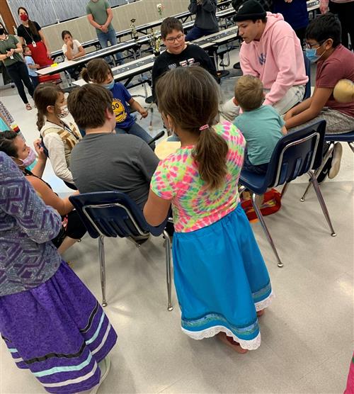 Our Drum and Dance Troop at our 2021 Graduation Celebration